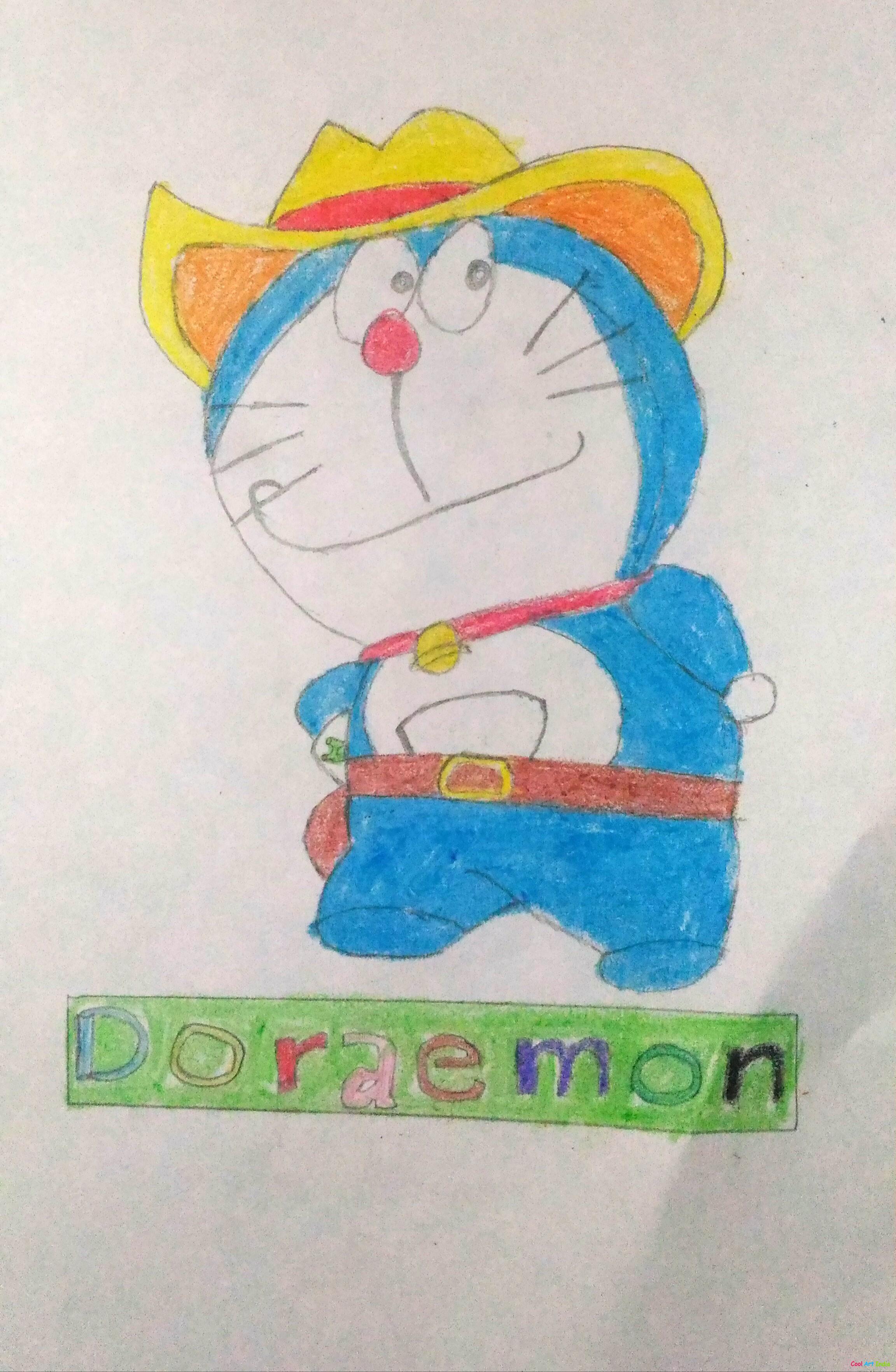 Art Doraemon Created by Rohit Kumar: Cool Art India