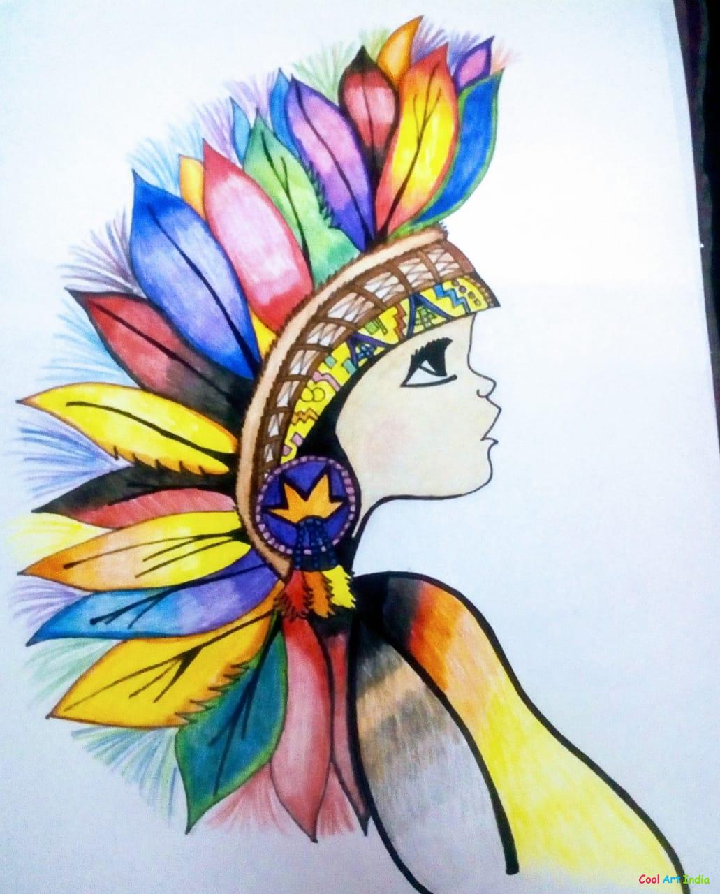 Art Tribal Art Created by Yashika Bajaj: Cool Art India