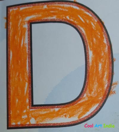 D Alphabet coloring