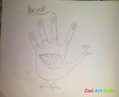 Hand peacock 