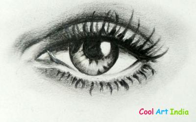 sketch of eye 