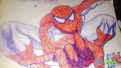 spiderman sketches