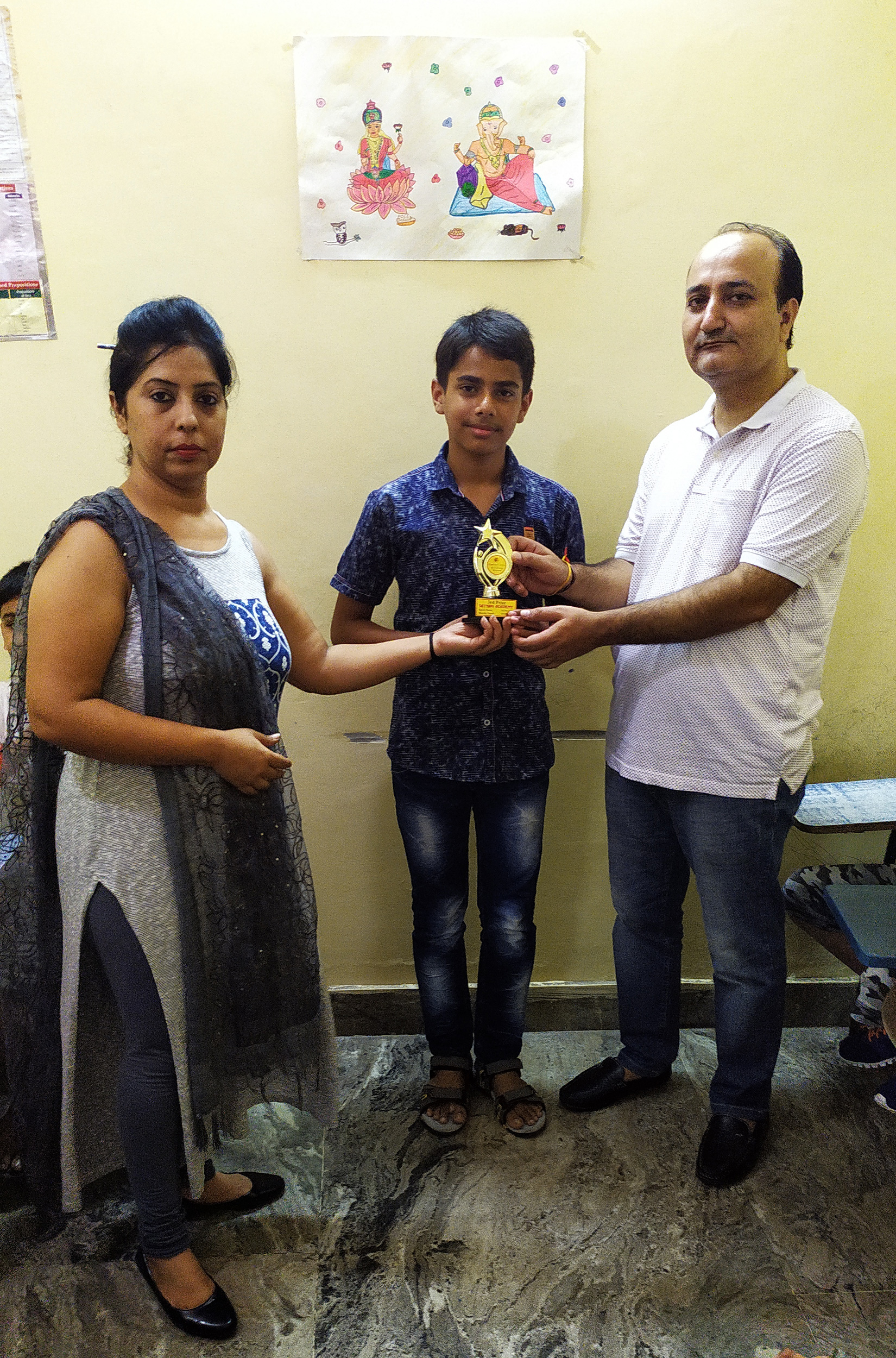 Prize Distribution in Satyam Academy