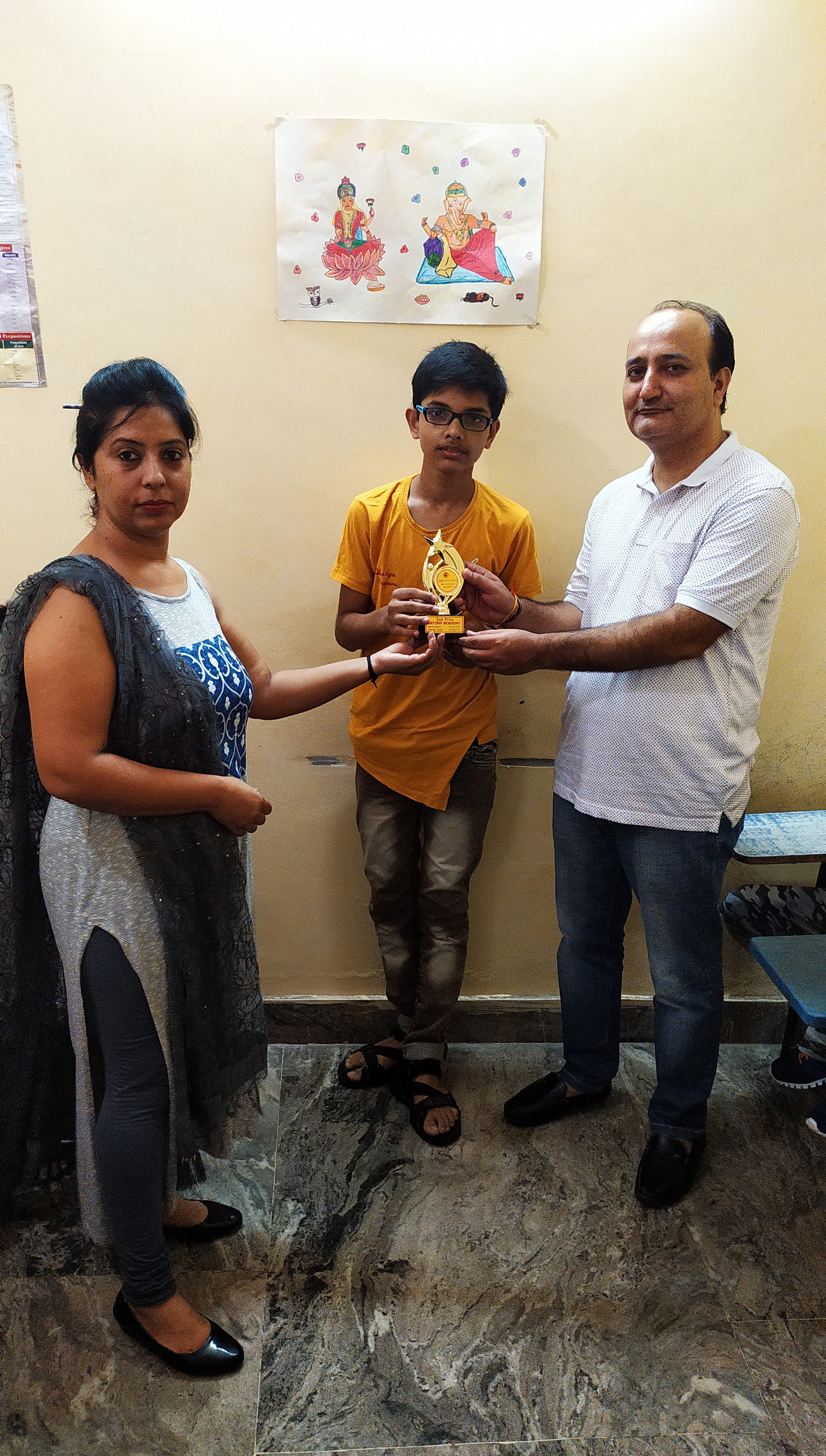 Prize Distribution in Satyam Academy