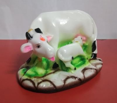 Marble cow with calf
