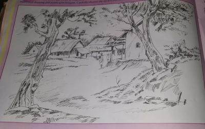 Sketching of village