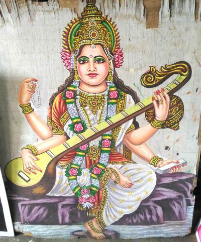 Saraswati Goddess PNG Transparent Images Free Download | Vector Files |  Pngtree